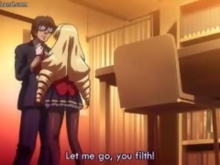 Prowokacyjny anime nastolatka pieprzenie ciężko w the cipa część 2