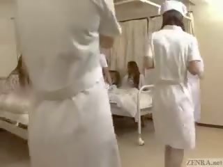 Pare o tempo para fondle japonesa enfermeiras!