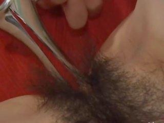 Deep anal sex video with hairy korean diva