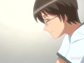 Anime diva cumming at pagkuha malakas orgasmo