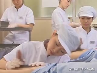 Japanese Nurse Slurping Cum Out Of concupiscent shaft
