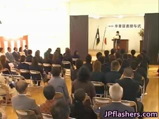 Japānieši skaistums laikā graduation